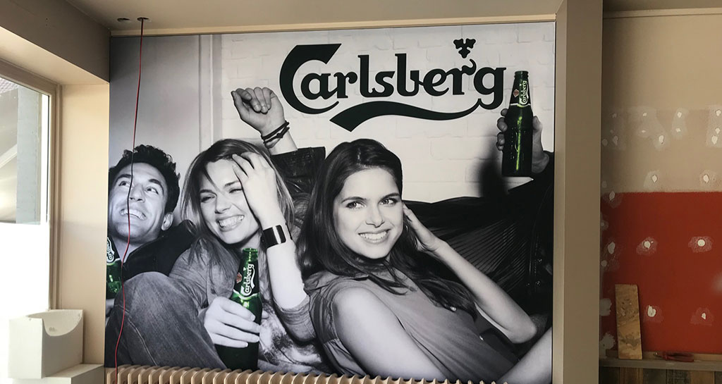 Peesdoek. Klant: Carlsberg.